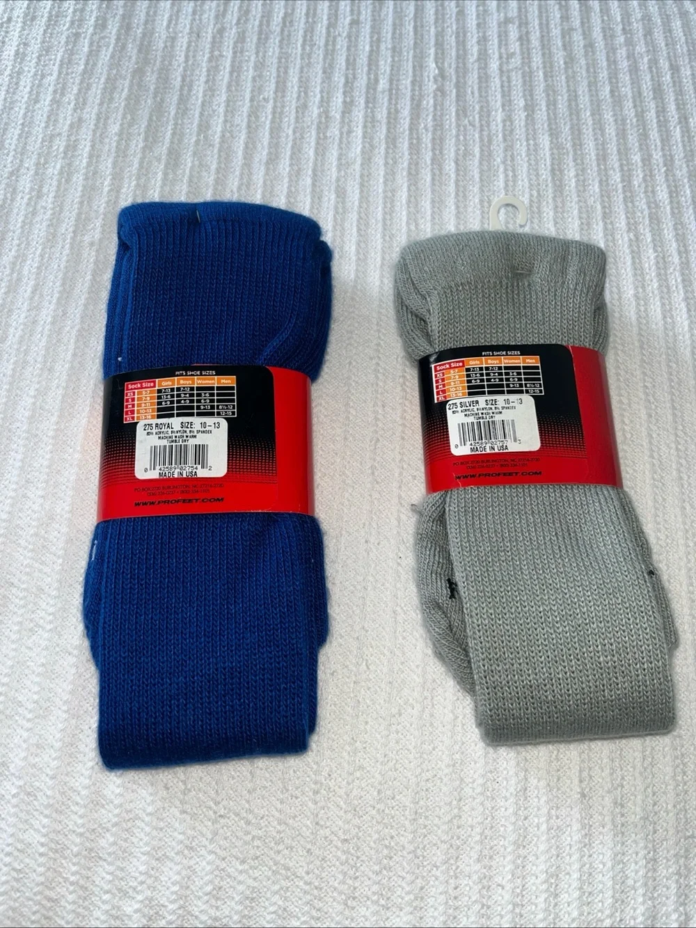 Multi Sport Athletic Socks - Blue and Gray